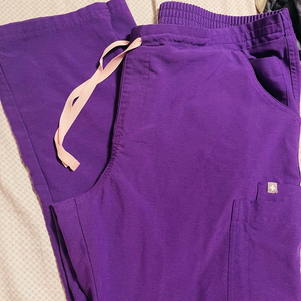 Figs Yola Scrub Pants - Large - Ultra Violet (limited edition)